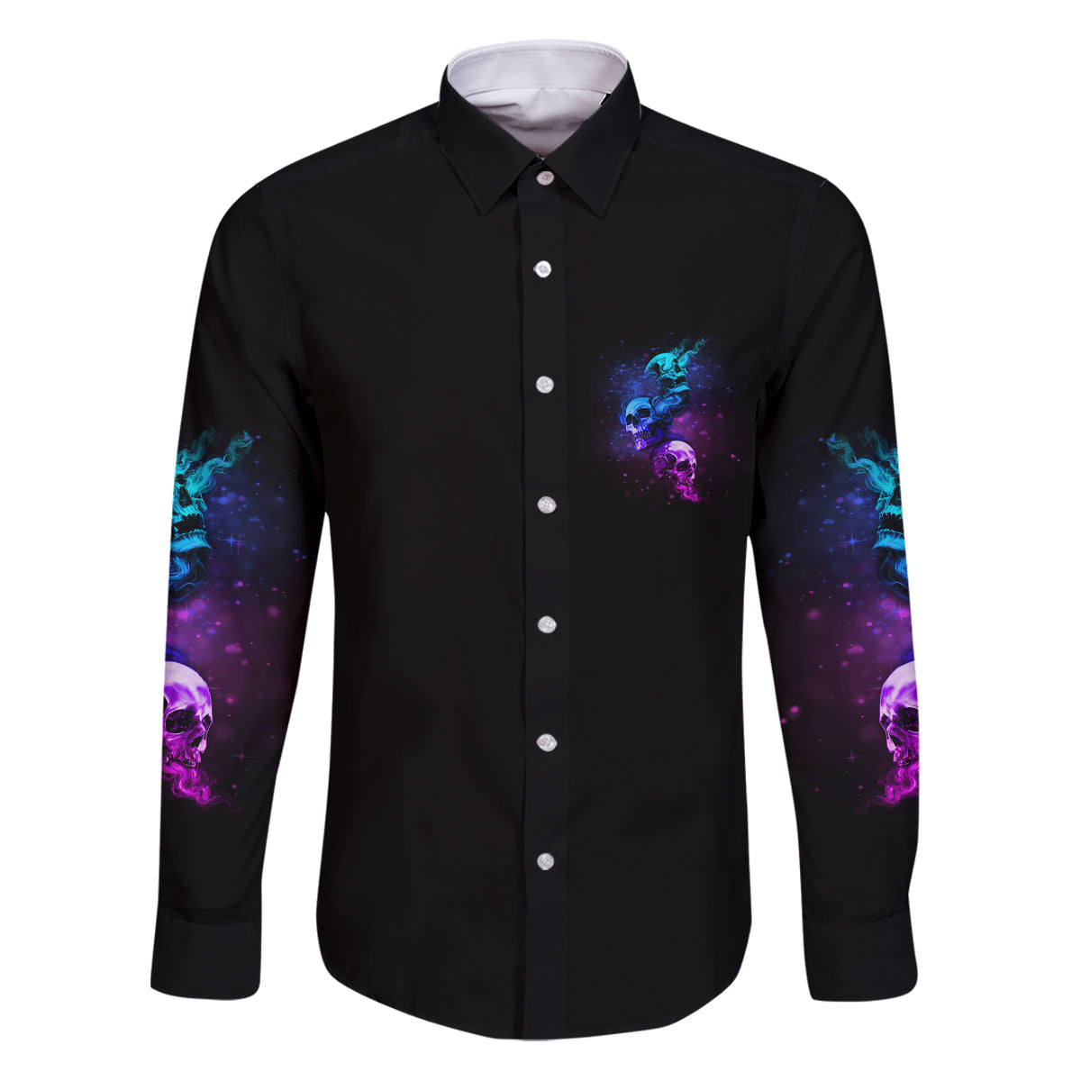 Karma Fairy Three Skulls Family Matching Puletasi Dress and Hawaiian Shirt - Wonder Print Shop