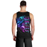 Karma Fairy Three Skulls Men Tank Top - Wonder Print Shop