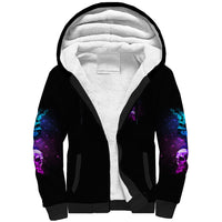 Karma Fairy Three Skulls Sherpa Hoodie - Wonder Print Shop