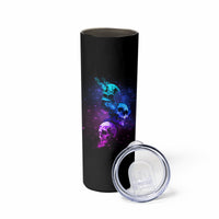 Karma Fairy Three Skulls Skinny Tumbler - Wonder Print Shop