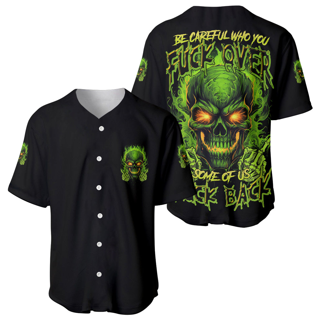 I Can't Go To Hell Reaper Skull Baseball Jersey - Wonder Print Shop