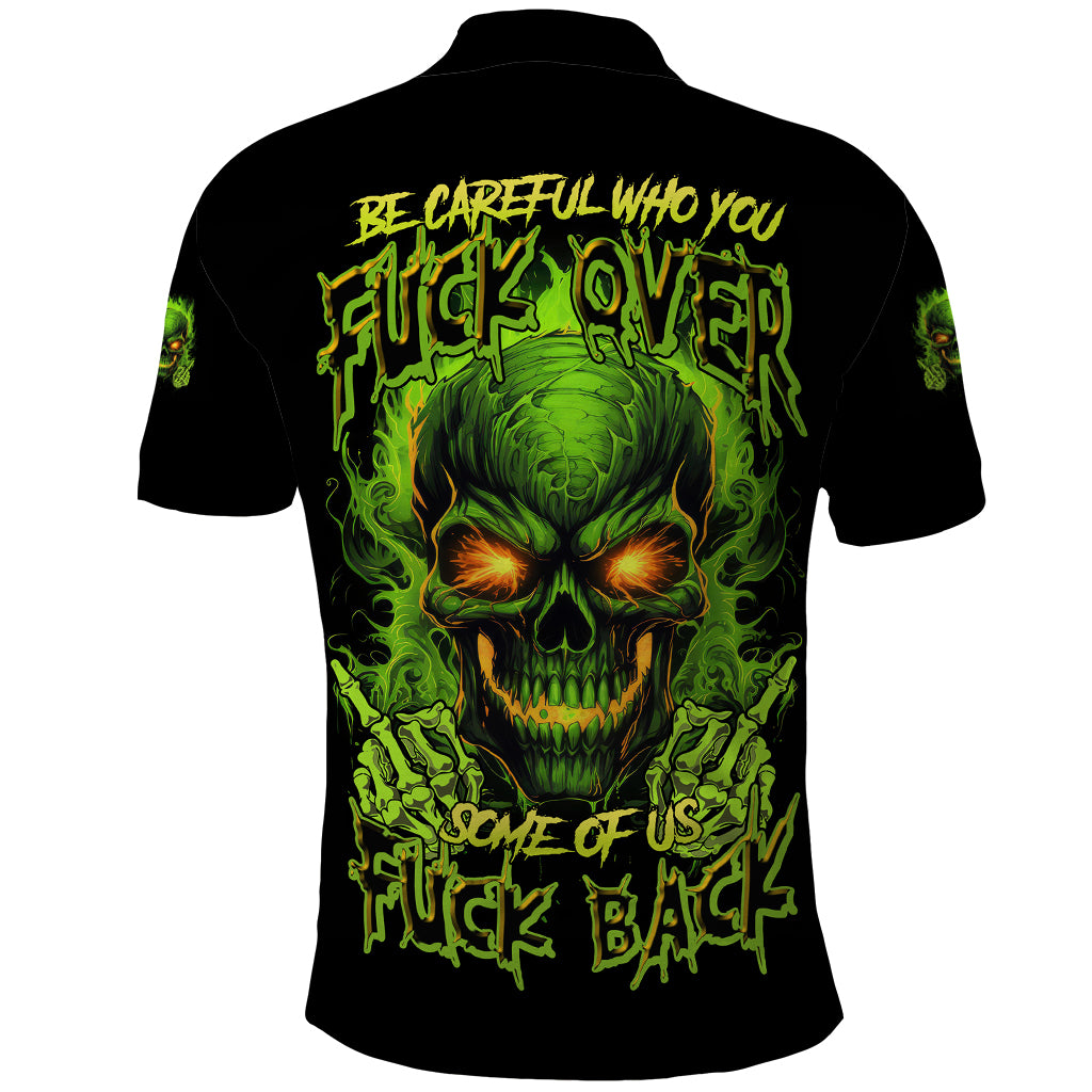 I Can't Go To Hell Reaper Skull Polo Shirt - Wonder Print Shop