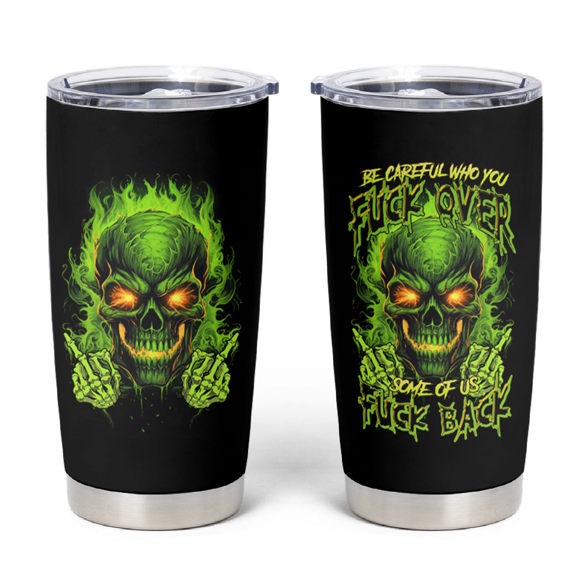 I Can't Go To Hell Reaper Skull Tumbler Cup - Wonder Print Shop