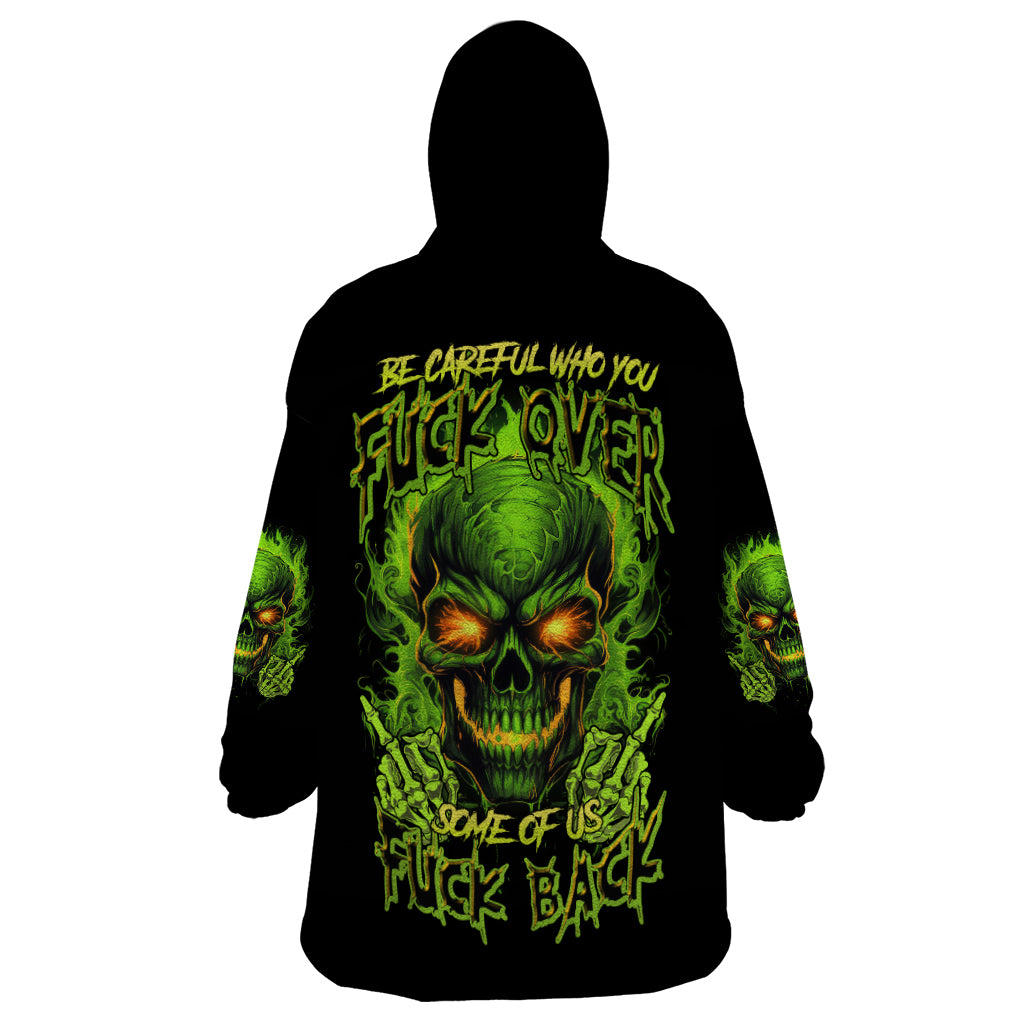 I Can't Go To Hell Reaper Skull Wearable Blanket Hoodie - Wonder Print Shop