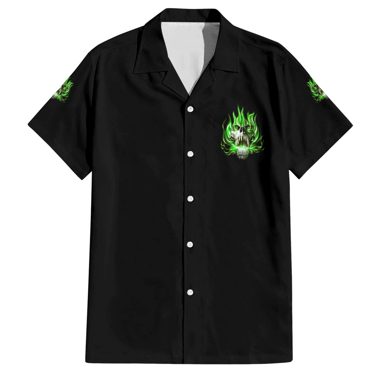 9 Of 10 Voices In My Head Fire Skull Family Matching Short Sleeve Bodycon Dress and Hawaiian Shirt - Wonder Print Shop