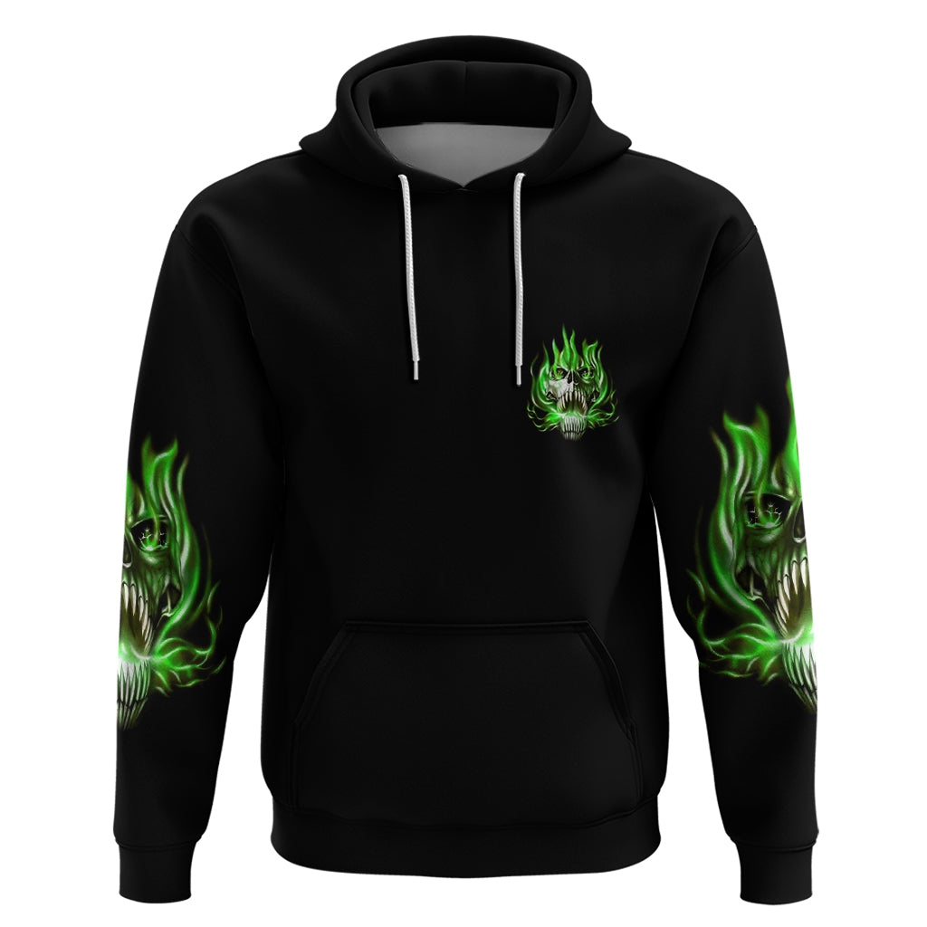 9 Of 10 Voices In My Head Fire Skull Hoodie - Wonder Print Shop