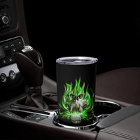 9 Of 10 Voices In My Head Fire Skull Tumbler Cup - Wonder Print Shop