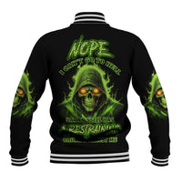 Nope I Can't Go To Hell Baseball Jacket - Wonder Print Shop