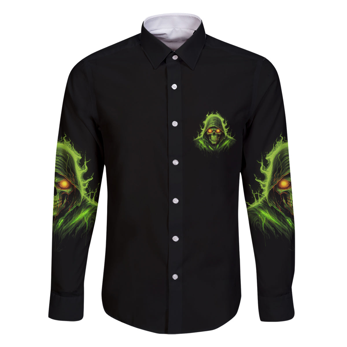 Nope I Can't Go To Hell Family Matching Off Shoulder Short Dress and Hawaiian Shirt - Wonder Print Shop