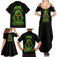 Nope I Can't Go To Hell Family Matching Summer Maxi Dress and Hawaiian Shirt - Wonder Print Shop
