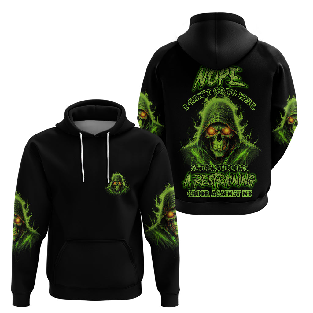 Nope I Can't Go To Hell Hoodie - Wonder Print Shop