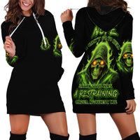 Nope I Can't Go To Hell Hoodie Dress - Wonder Print Shop
