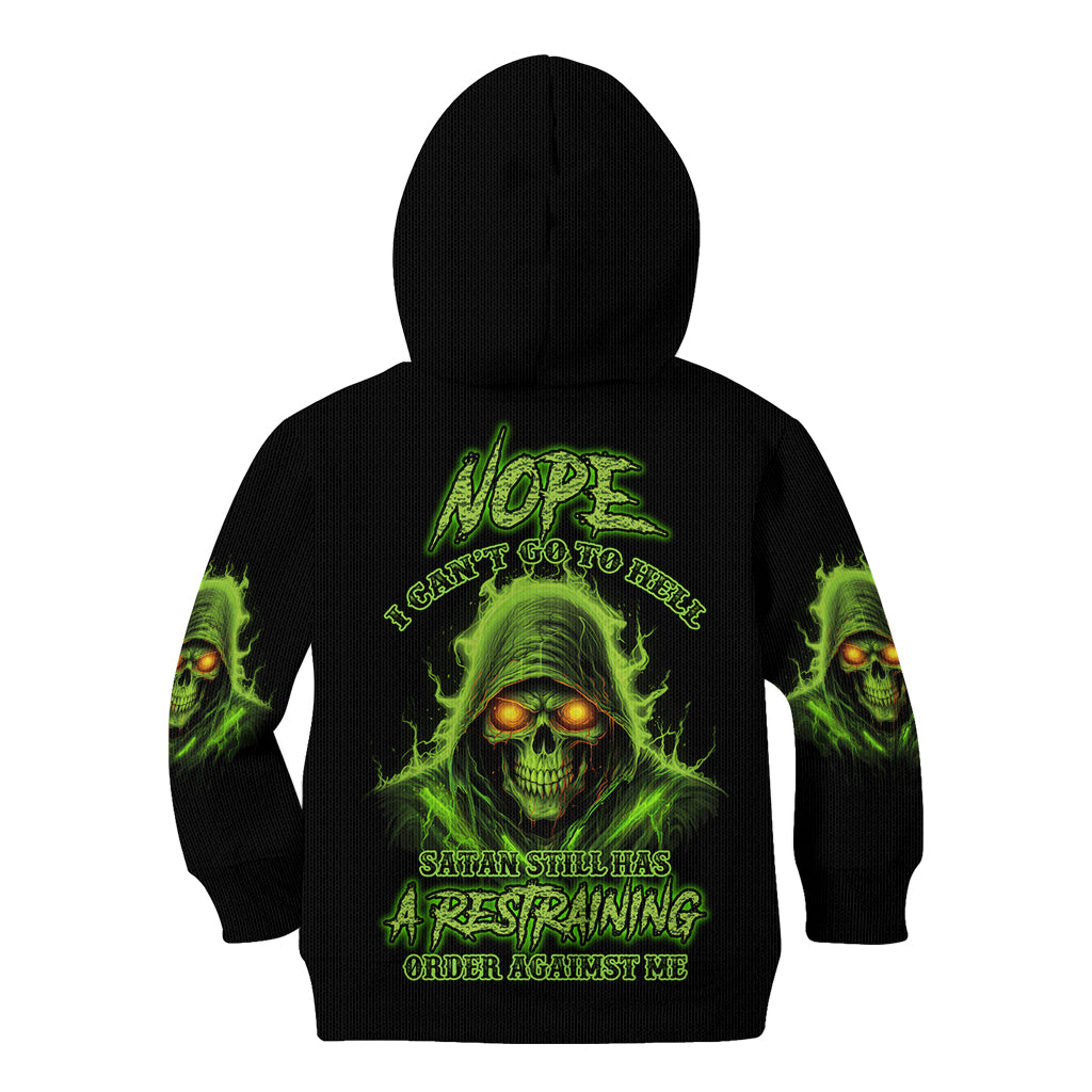 Nope I Can't Go To Hell Kid Hoodie - Wonder Print Shop