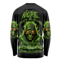 Nope I Can't Go To Hell Long Sleeve Shirt - Wonder Print Shop