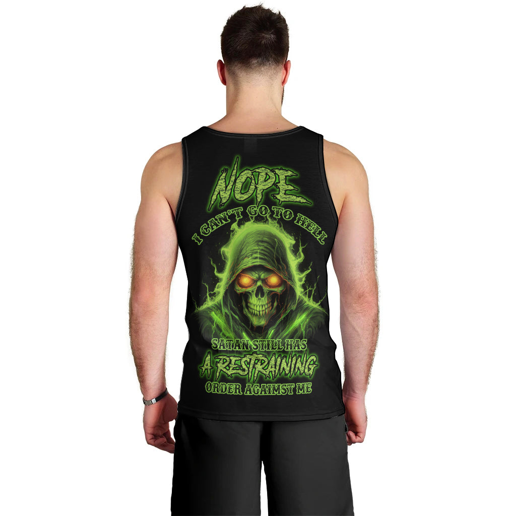 Nope I Can't Go To Hell Men Tank Top - Wonder Print Shop