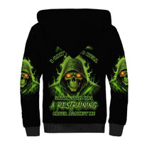 Nope I Can't Go To Hell Sherpa Hoodie - Wonder Print Shop