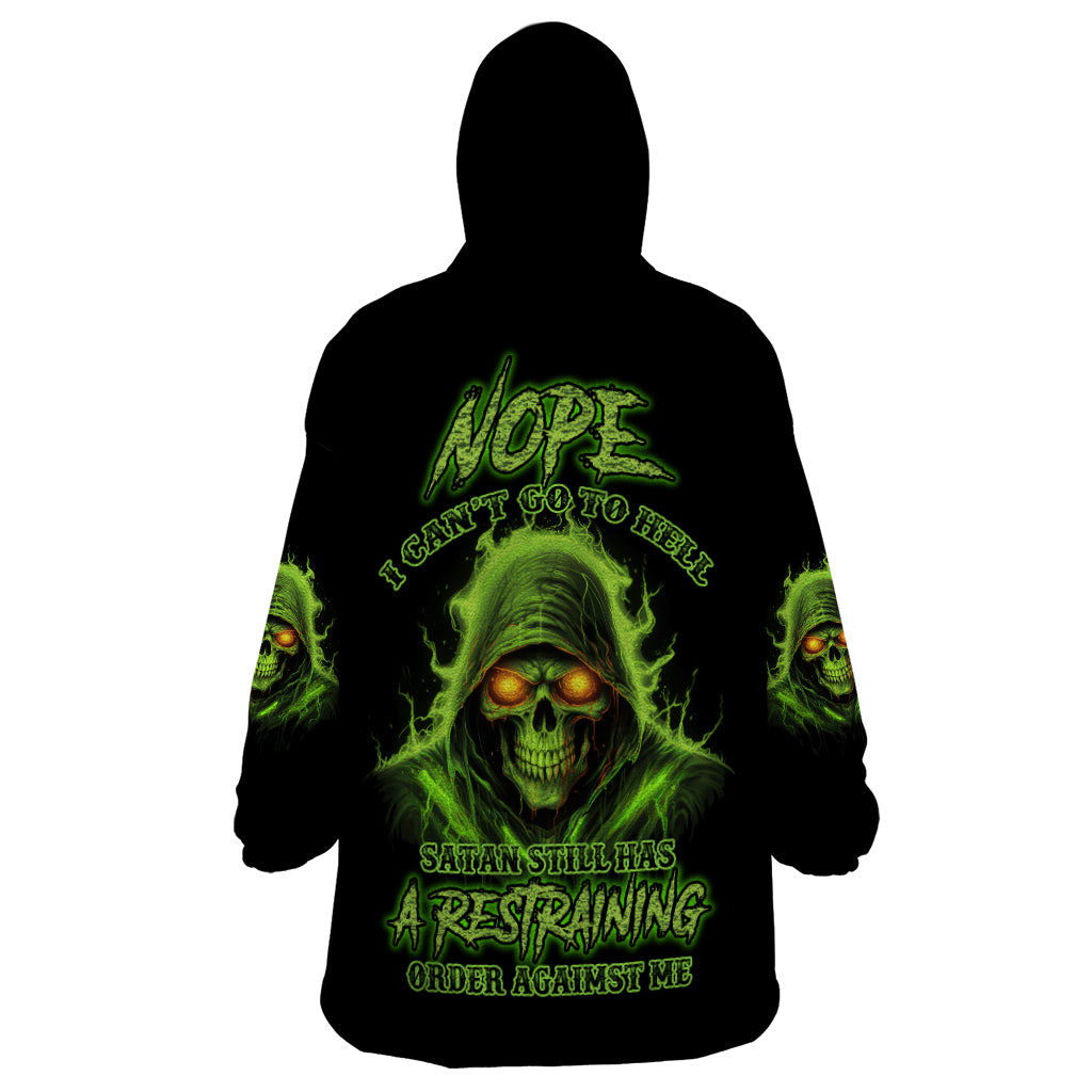Nope I Can't Go To Hell Wearable Blanket Hoodie - Wonder Print Shop