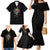 I Am The Storm Tie Dye Rose Skull Family Matching Mermaid Dress and Hawaiian Shirt - Wonder Print Shop