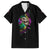 I Am The Storm Tie Dye Rose Skull Family Matching Off Shoulder Maxi Dress and Hawaiian Shirt - Wonder Print Shop