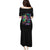 I Am The Storm Tie Dye Rose Skull Family Matching Puletasi Dress and Hawaiian Shirt - Wonder Print Shop