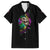 I Am The Storm Tie Dye Rose Skull Family Matching Short Sleeve Bodycon Dress and Hawaiian Shirt - Wonder Print Shop