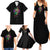 I Am The Storm Tie Dye Rose Skull Family Matching Summer Maxi Dress and Hawaiian Shirt - Wonder Print Shop