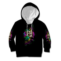 I Am The Storm Tie Dye Rose Skull Kid Hoodie - Wonder Print Shop
