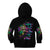 I Am The Storm Tie Dye Rose Skull Kid Hoodie - Wonder Print Shop