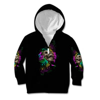 I Am The Storm Tie Dye Rose Skull Kid Hoodie - Wonder Print Shop