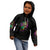 I Am The Storm Tie Dye Rose Skull Kid Hoodie - Wonder Print Shop