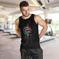 I Am The Storm Tie Dye Rose Skull Men Tank Top - Wonder Print Shop