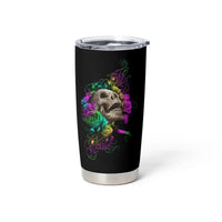 I Am The Storm Tie Dye Rose Skull Tumbler Cup - Wonder Print Shop