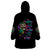 I Am The Storm Tie Dye Rose Skull Wearable Blanket Hoodie - Wonder Print Shop