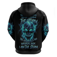 I Am The Storm Grumpy Old Man Hoodie - Wonder Print Shop
