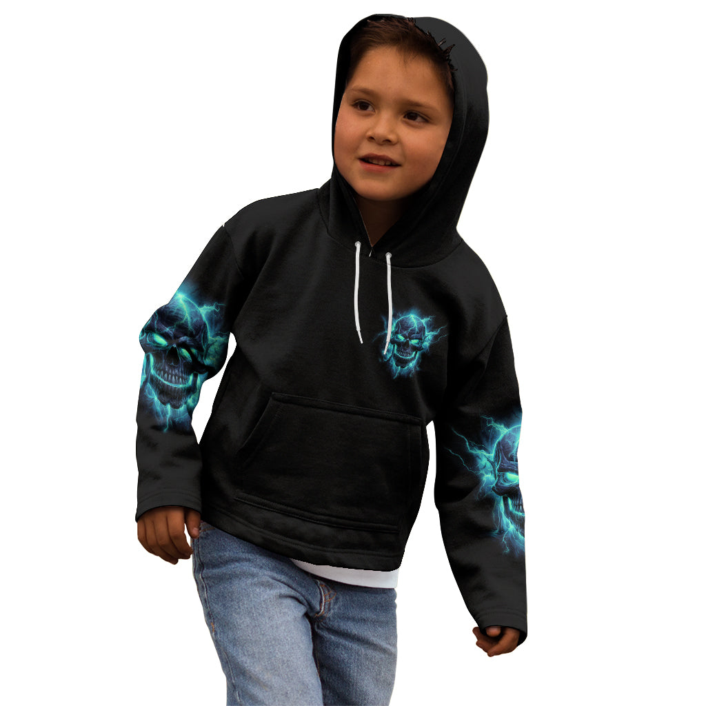I Am The Storm Grumpy Old Man Kid Hoodie - Wonder Print Shop