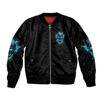I Am The Storm Grumpy Old Man Sleeve Zip Bomber Jacket - Wonder Print Shop
