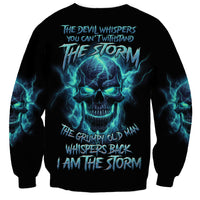 I Am The Storm Grumpy Old Man Sweatshirt - Wonder Print Shop
