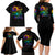 Karma Fairy Rose Smoke Skull Family Matching Long Sleeve Bodycon Dress and Hawaiian Shirt - Wonder Print Shop