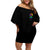 Karma Fairy Rose Smoke Skull Family Matching Off Shoulder Short Dress and Hawaiian Shirt - Wonder Print Shop