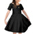 Karma Fairy Rose Smoke Skull Family Matching Puletasi Dress and Hawaiian Shirt - Wonder Print Shop
