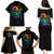 Karma Fairy Rose Smoke Skull Family Matching Puletasi Dress and Hawaiian Shirt - Wonder Print Shop