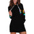 Karma Fairy Rose Smoke Skull Hoodie Dress - Wonder Print Shop