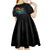Karma Fairy Rose Smoke Skull Kid Short Sleeve Dress - Wonder Print Shop