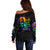 Karma Fairy Rose Smoke Skull Off Shoulder Sweater - Wonder Print Shop