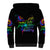 Karma Fairy Rose Smoke Skull Sherpa Hoodie - Wonder Print Shop