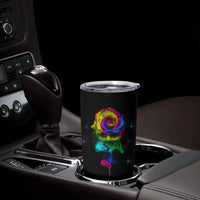 Karma Fairy Rose Smoke Skull Tumbler Cup - Wonder Print Shop