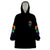 Karma Fairy Rose Smoke Skull Wearable Blanket Hoodie - Wonder Print Shop