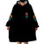 Karma Fairy Rose Smoke Skull Wearable Blanket Hoodie - Wonder Print Shop