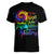 Karma Fairy Rose Smoke Skull Women V Neck T Shirt - Wonder Print Shop