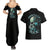 Fresh Out Of F Skull Rose Couples Matching Summer Maxi Dress and Hawaiian Shirt - Wonder Print Shop